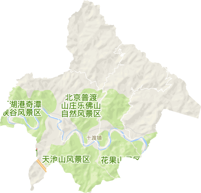 十渡鎮電子地圖