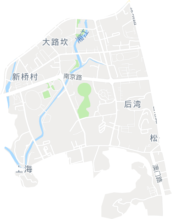 上海路街道電子地圖