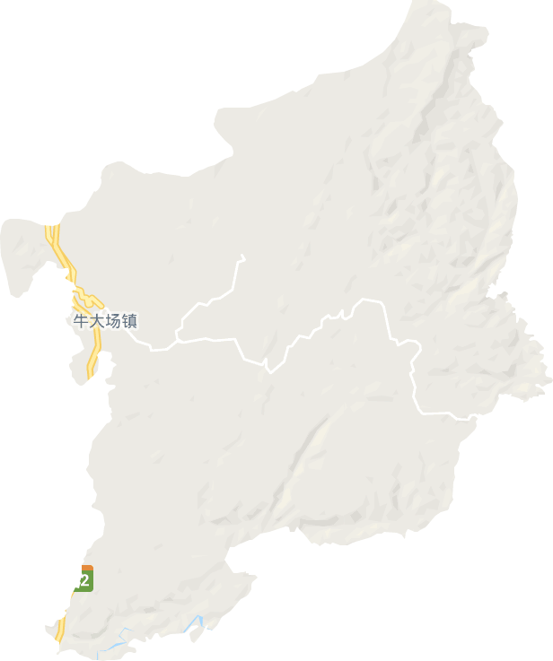 牛大場鎮電子地圖