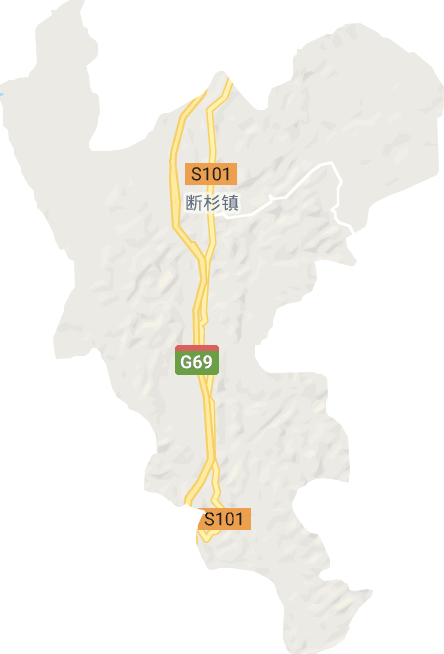 斷杉鎮電子地圖
