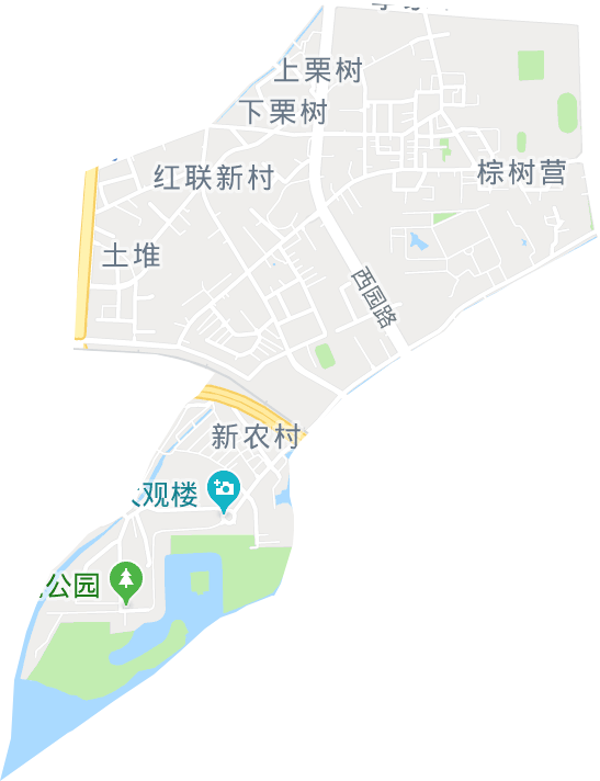 棕樹營街道電子地圖