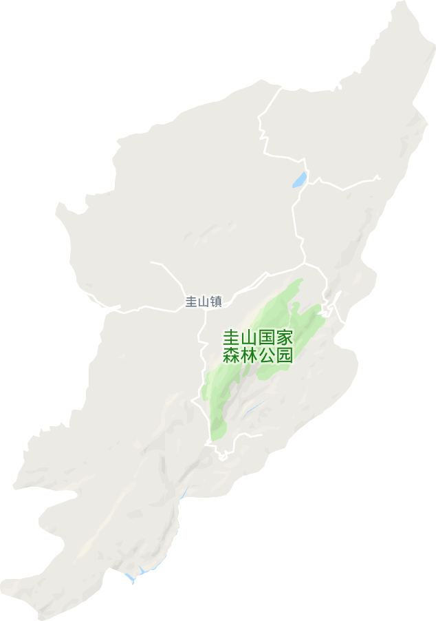 圭山鎮電子地圖