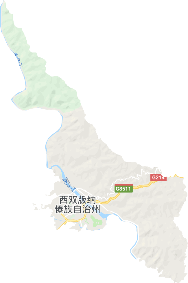 允景洪街道辦事電子地圖