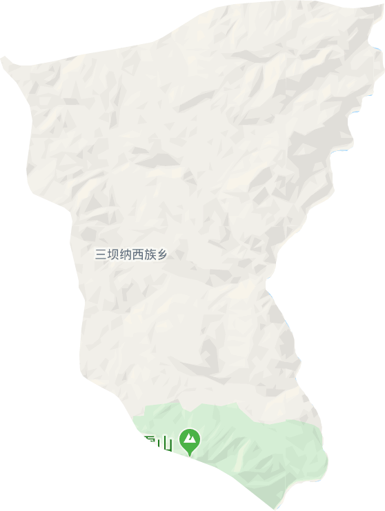 三壩納西族鄉電子地圖