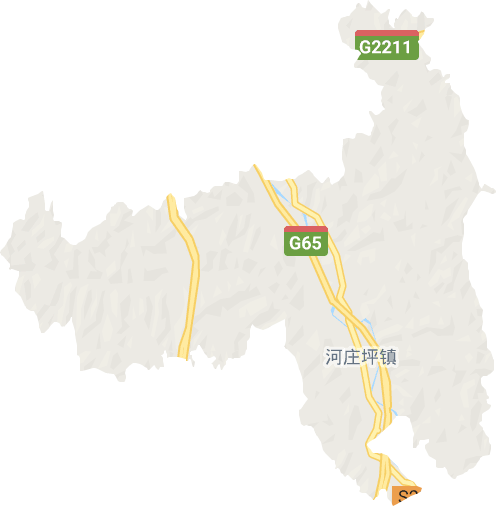 河莊坪鎮電子地圖