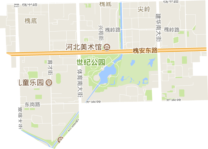 槐底街道電子地圖