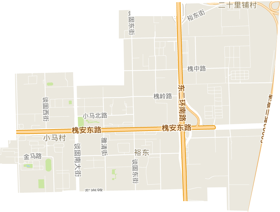 裕東街道電子地圖