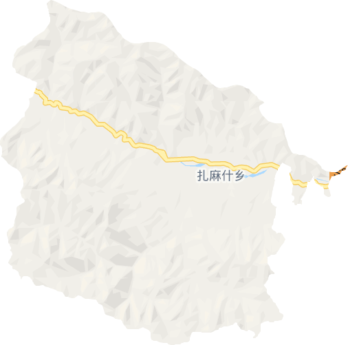 扎麻什鄉電子地圖