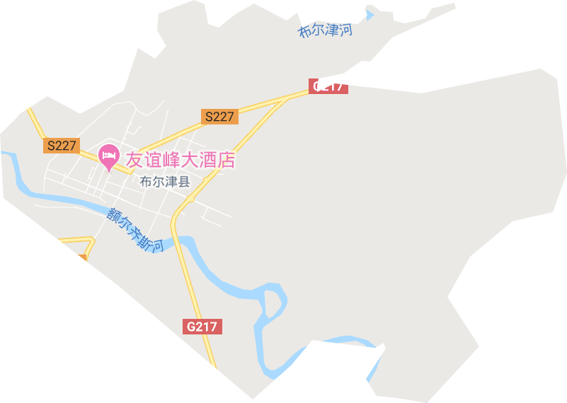 布爾津鎮電子地圖