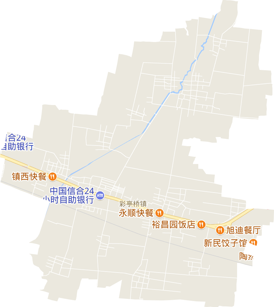 彩亭橋鎮電子地圖