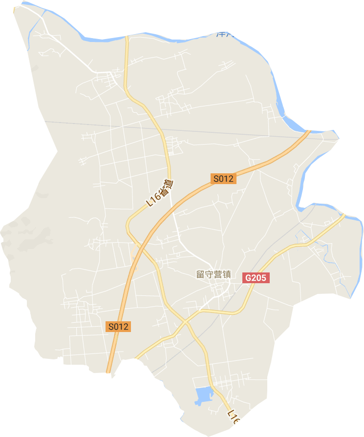 留守營鎮電子地圖