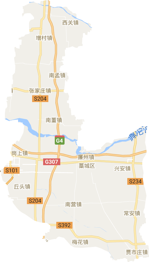 藁城區電子地圖