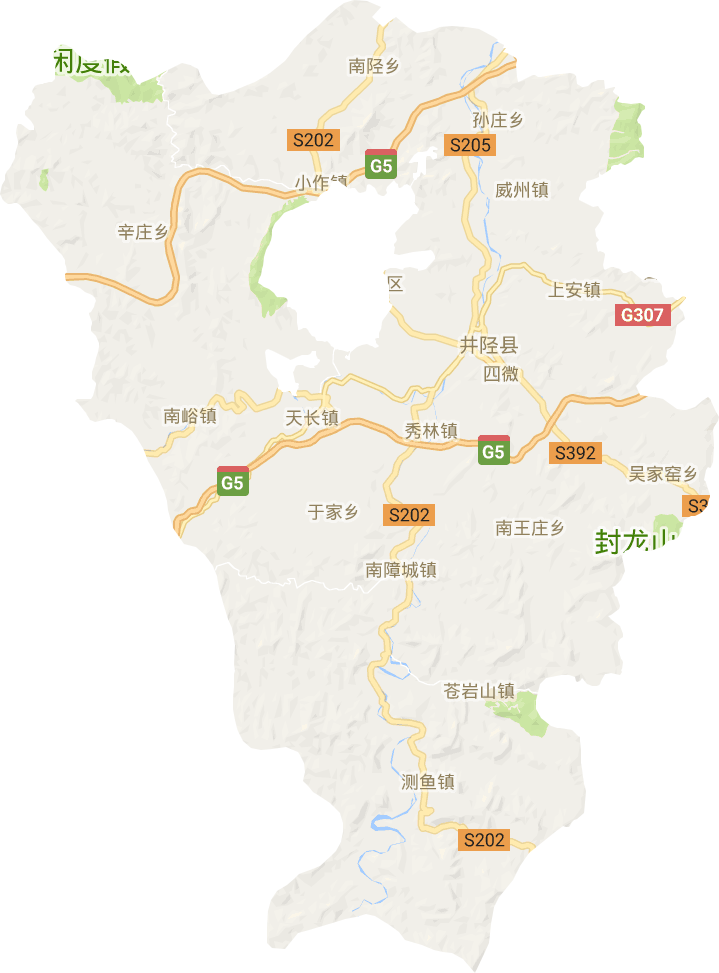 井陘縣電子地圖