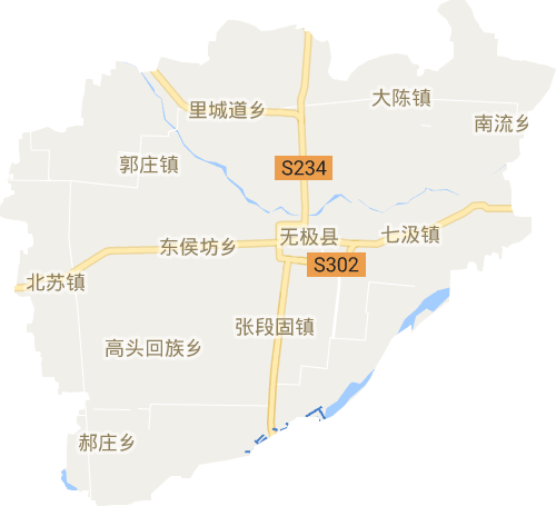 無極縣電子地圖