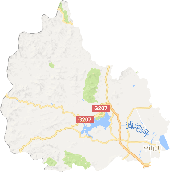 平山縣電子地圖