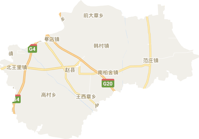 趙縣電子地圖