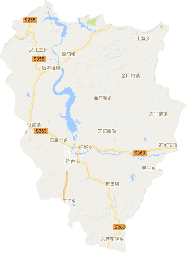 遷西縣電子地圖