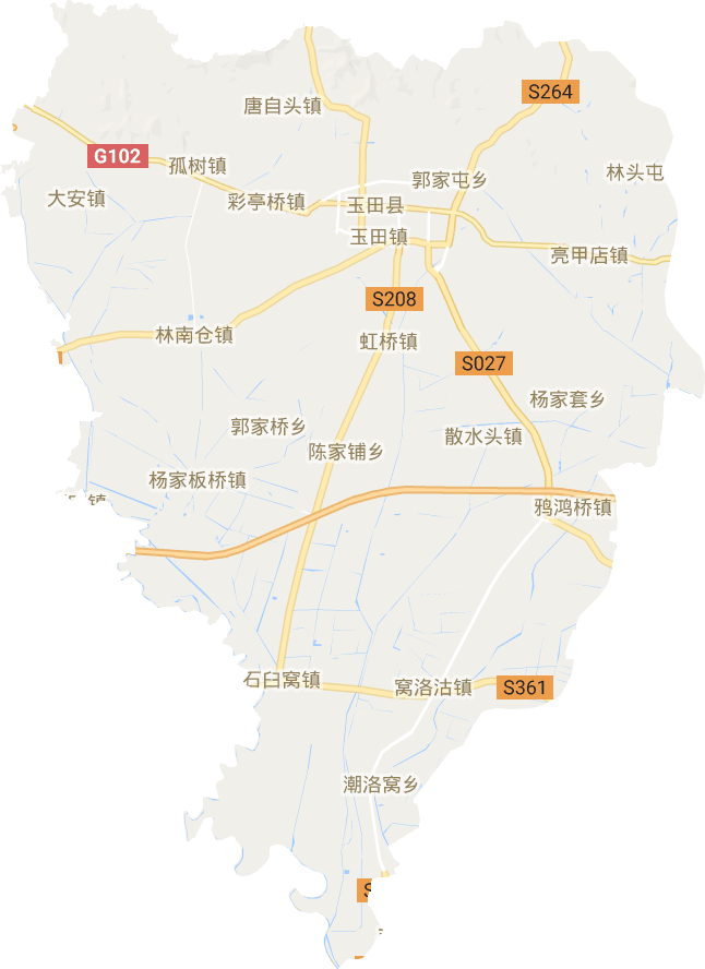 玉田縣電子地圖