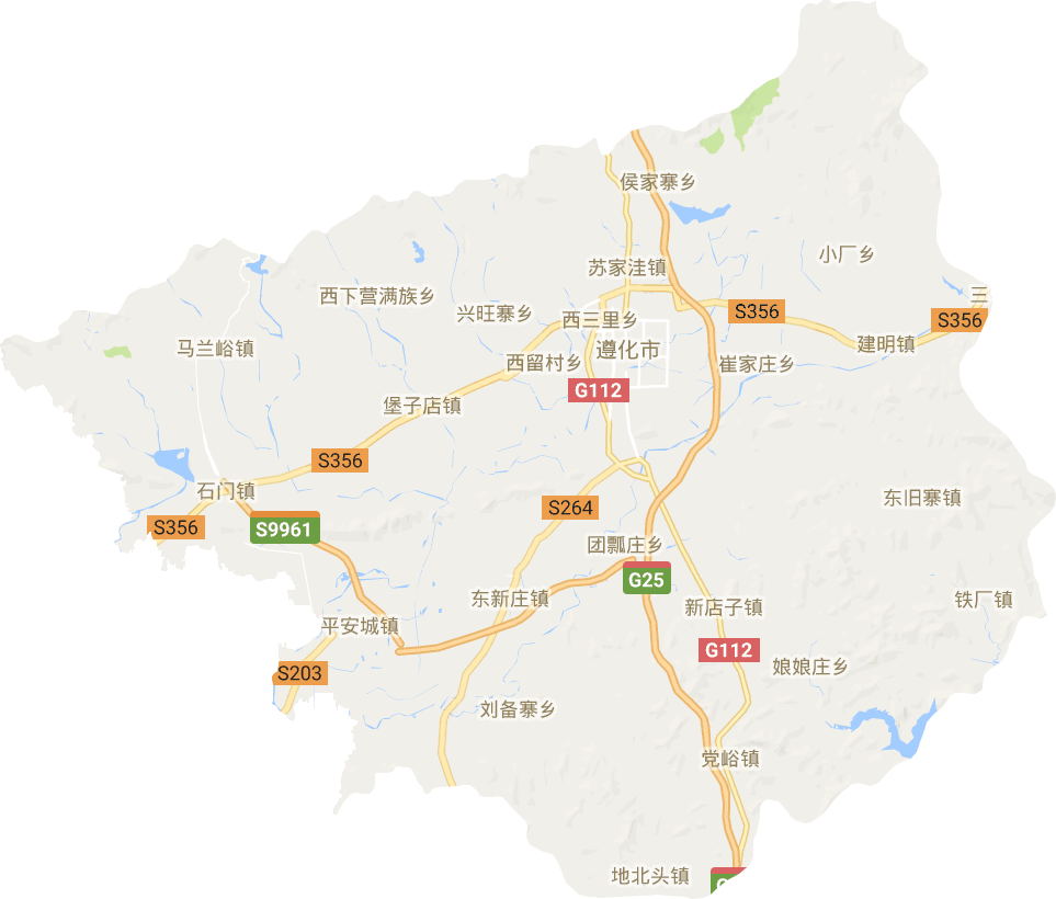 遵化市電子地圖