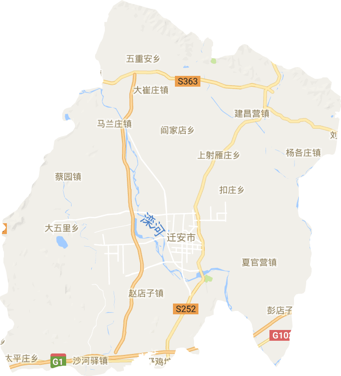 遷安市電子地圖