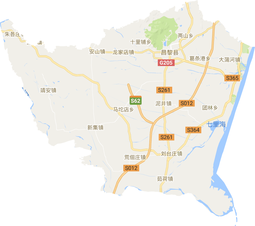 昌黎縣電子地圖