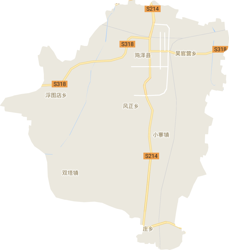 雞澤縣電子地圖