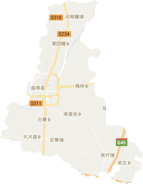 曲周縣電子地圖