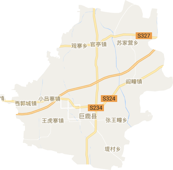 巨鹿縣電子地圖