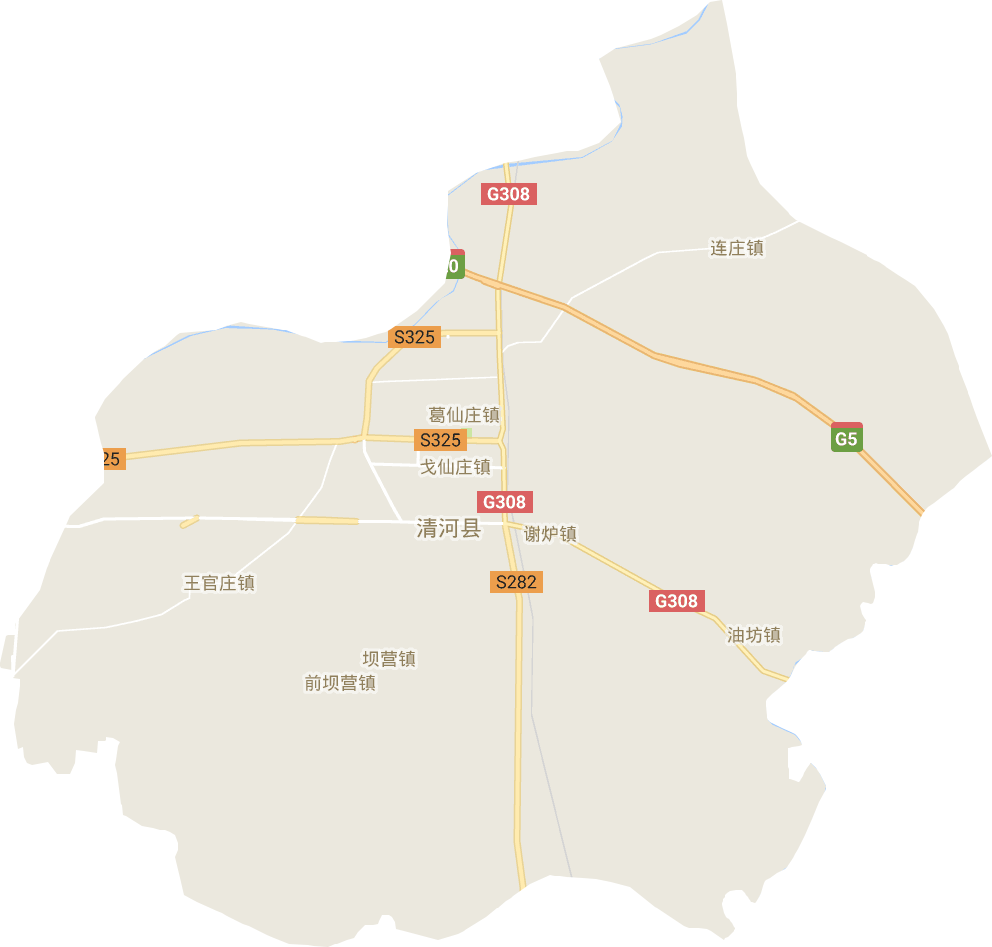 清河縣電子地圖