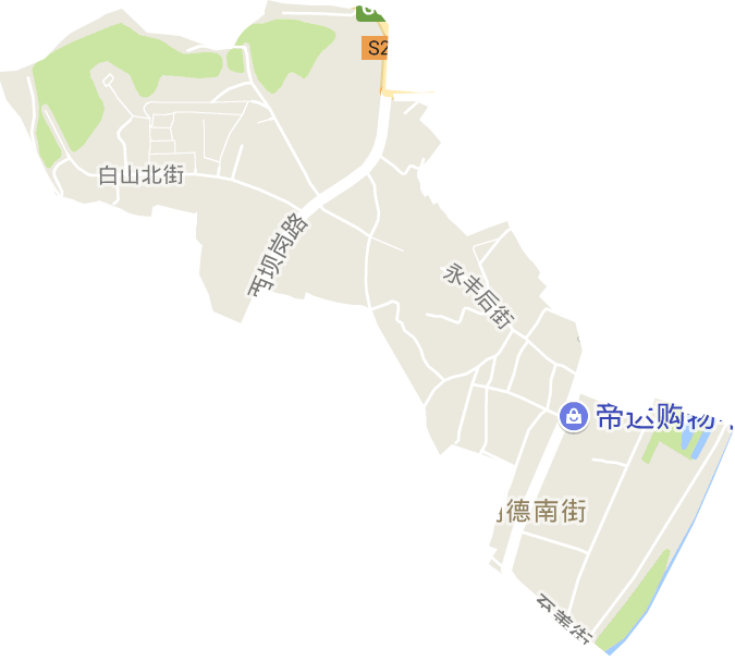明德南街街道電子地圖