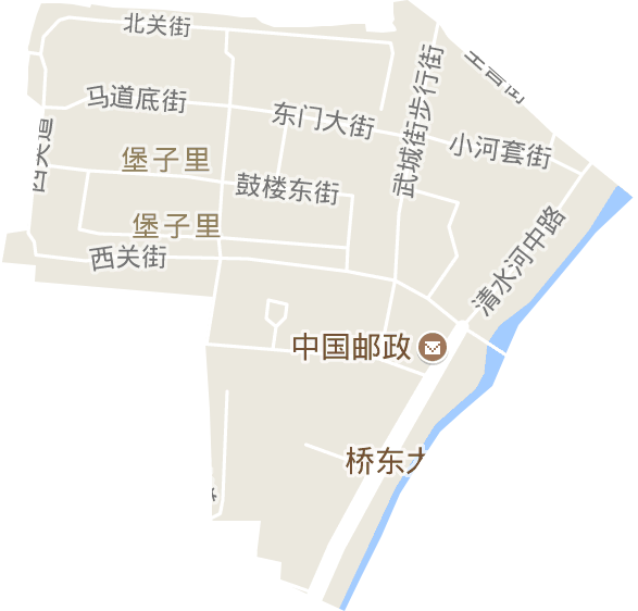 堡子里街道電子地圖