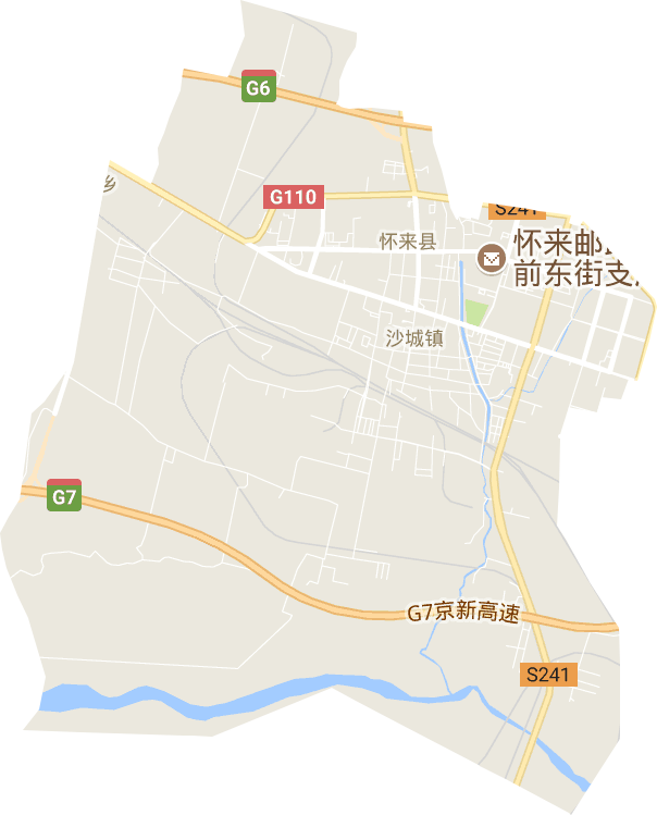 沙城鎮(zhèn)電子地圖