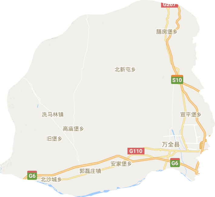 萬全區(qū)電子地圖