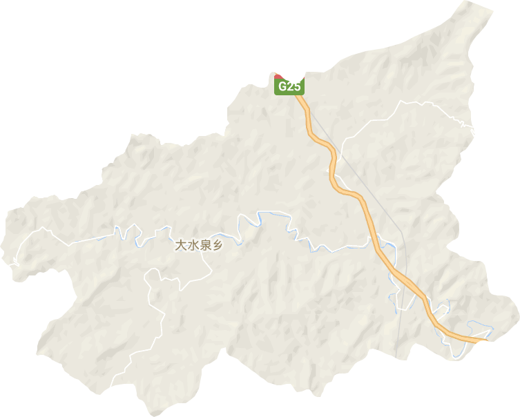 大水泉鄉電子地圖