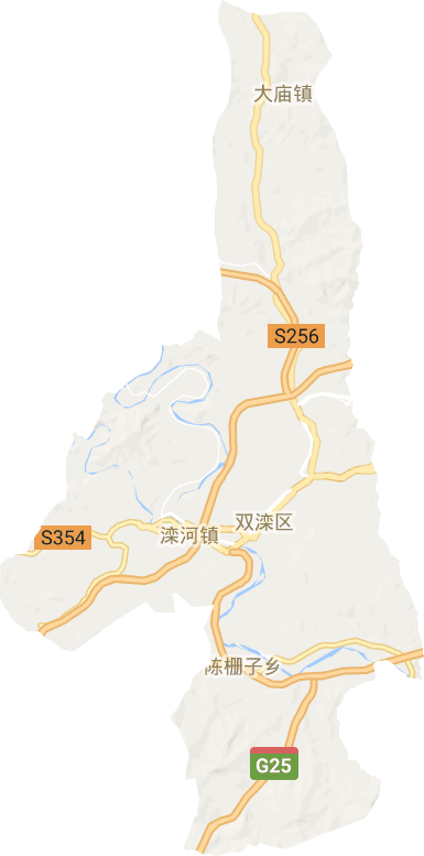 雙灤區電子地圖