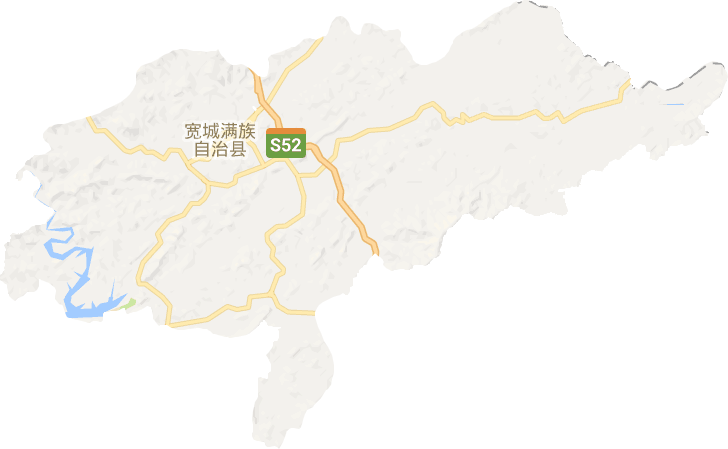寬城滿族自治縣電子地圖