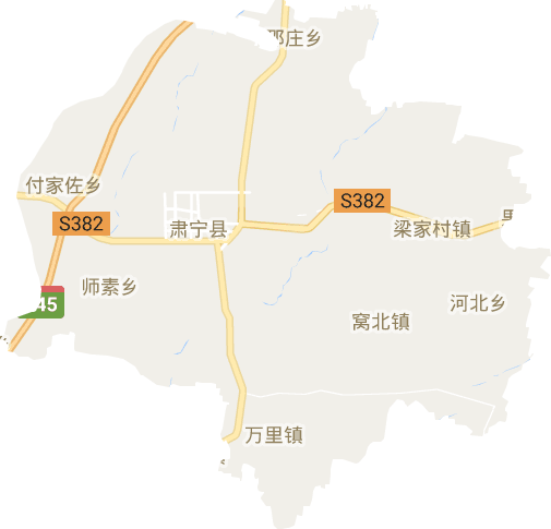 肅寧縣電子地圖