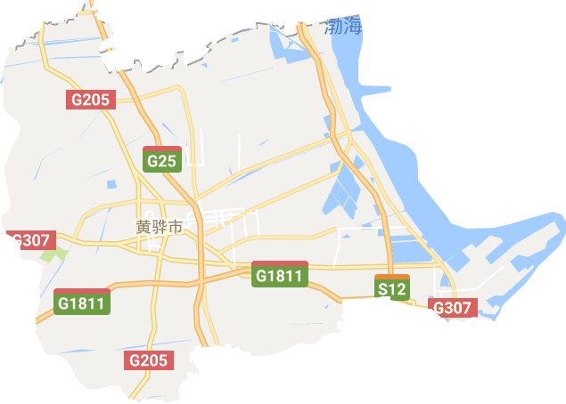 黃驊市電子地圖