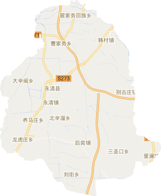 永清縣電子地圖
