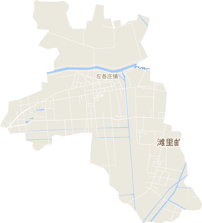 左各莊鎮電子地圖