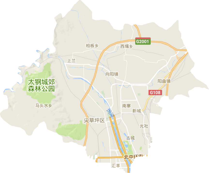尖草坪區電子地圖