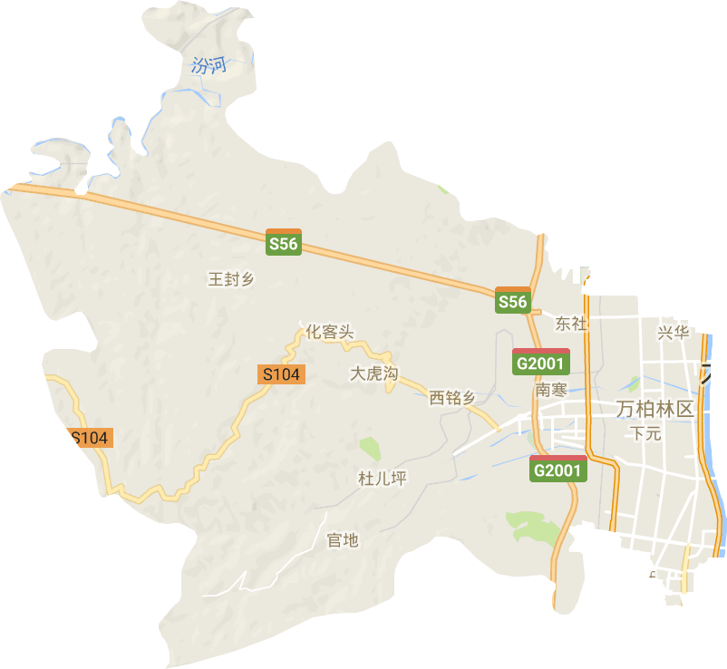 萬柏林區電子地圖