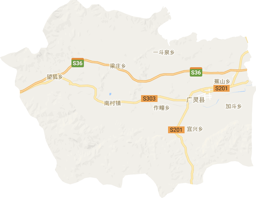 廣靈縣電子地圖