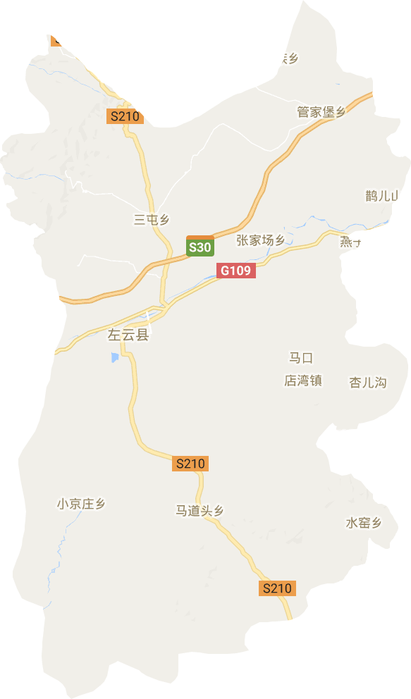 左云縣電子地圖