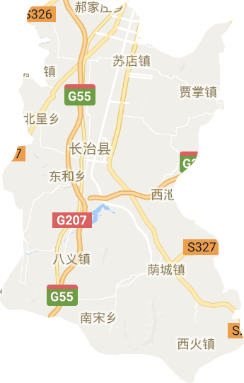 長治縣電子地圖