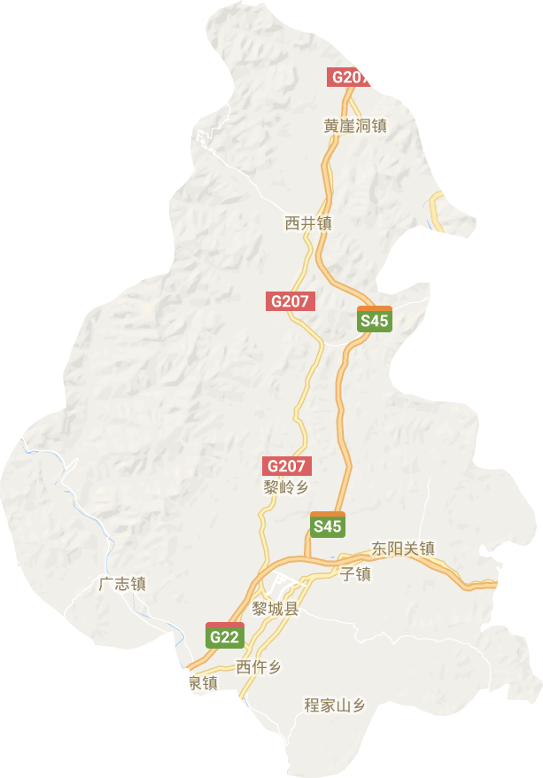 黎城縣電子地圖