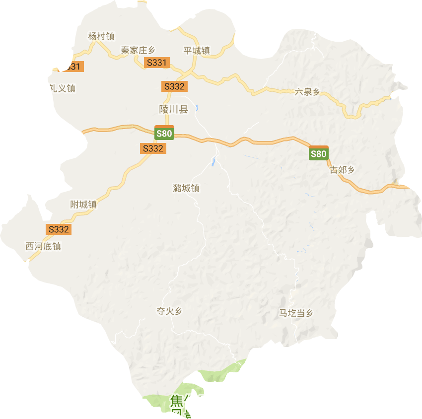 陵川縣電子地圖