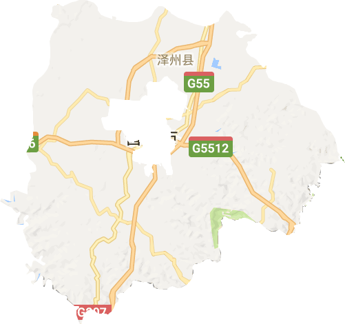 澤州縣電子地圖