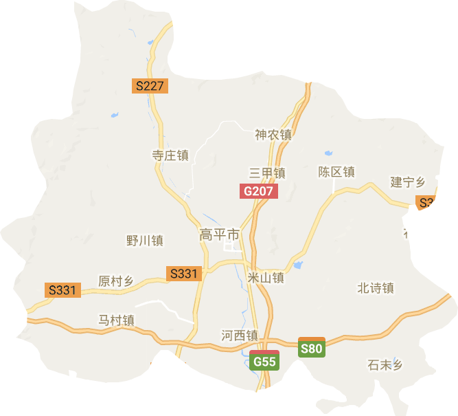 高平市電子地圖