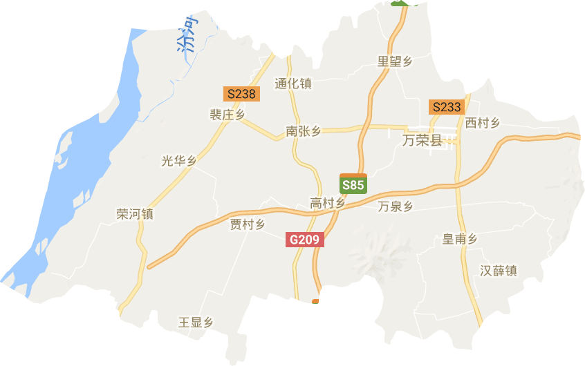 萬榮縣電子地圖